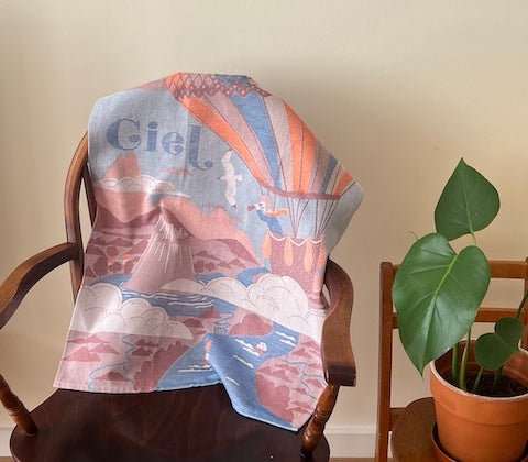 [Moutet] Tea towel_Ciel
