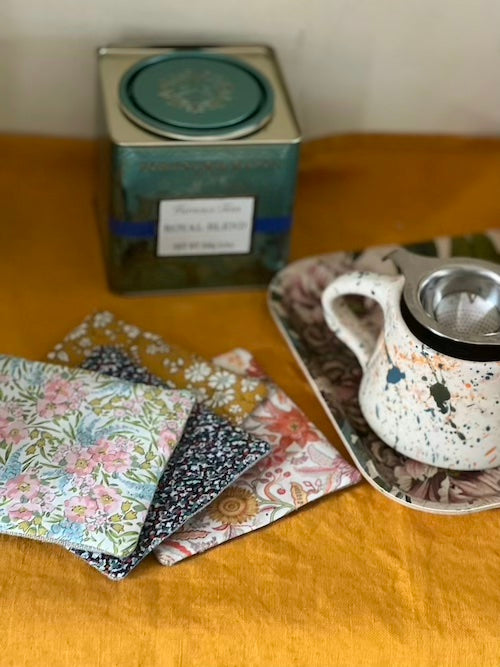 Liberty tea coaster set(4pc)