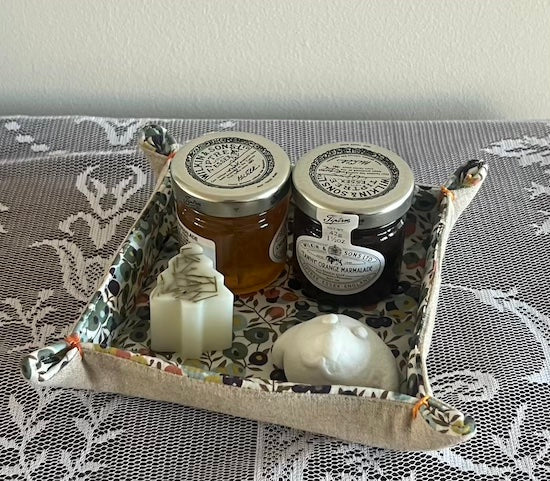 Liberty Teacoaster set with basket