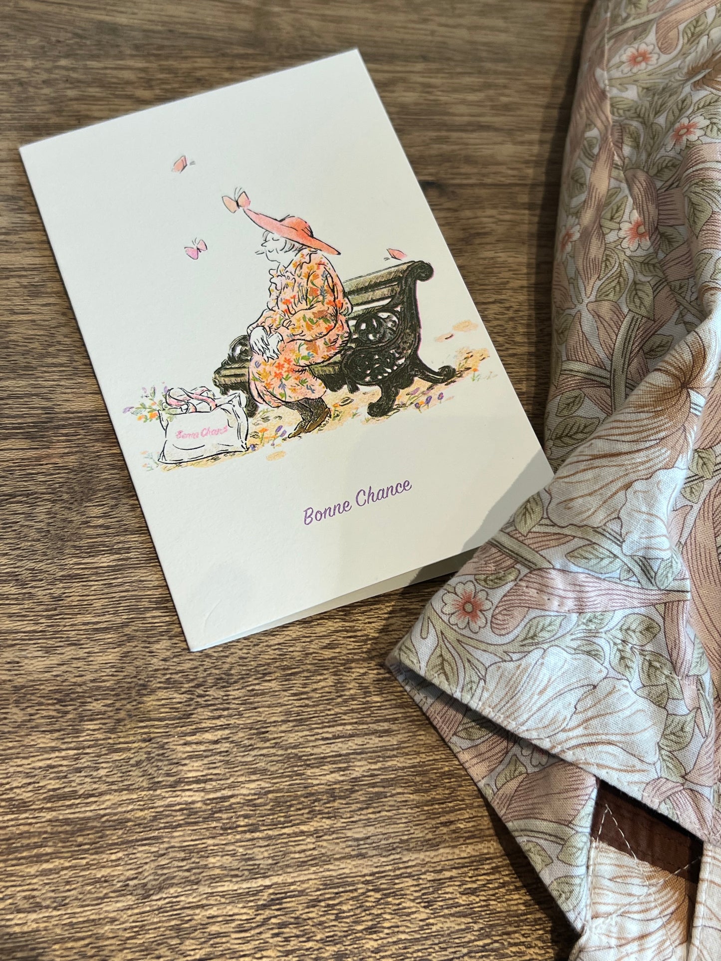 Bonne Chance Card