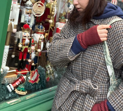 [Wristworms] wristwarmer_burgundy