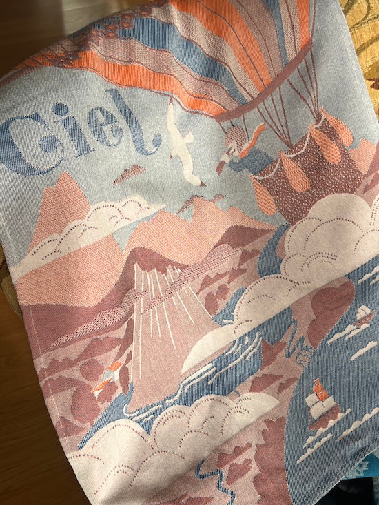 [Moutet] Tea towel_Ciel