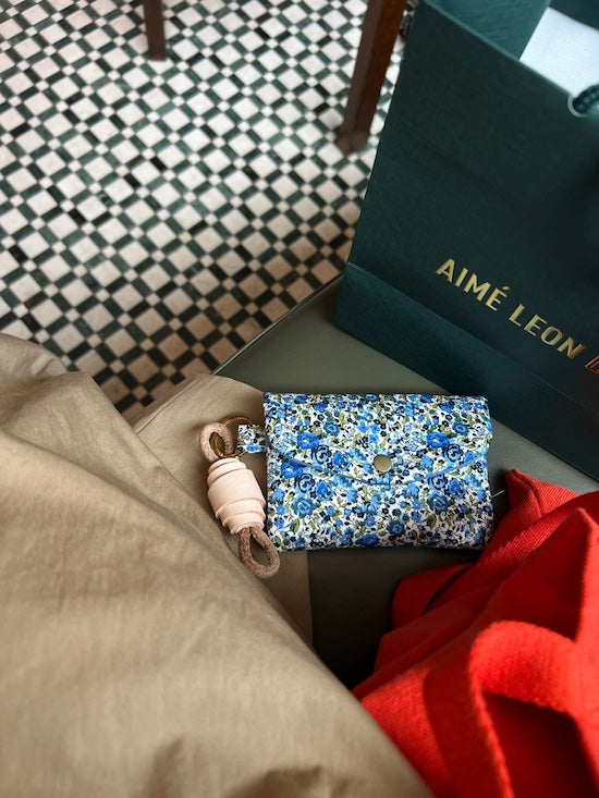 Mini Clutch_Blue Flower