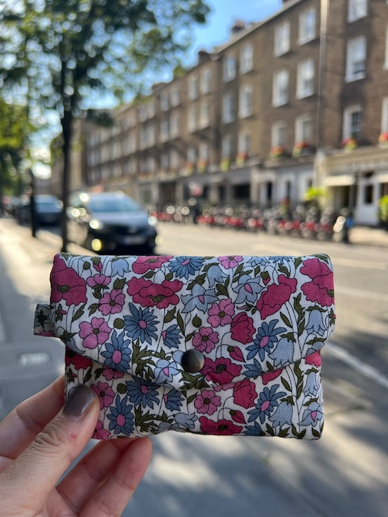 Mini Clutch_poppy and daisy