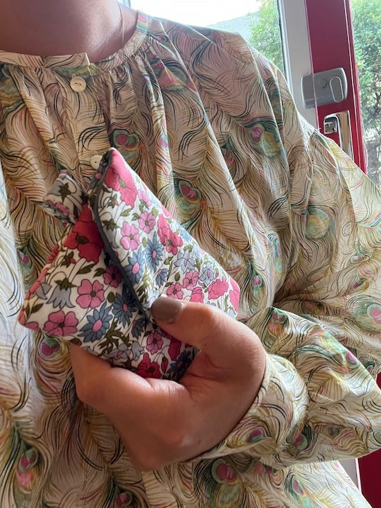 Mini Clutch_poppy and daisy