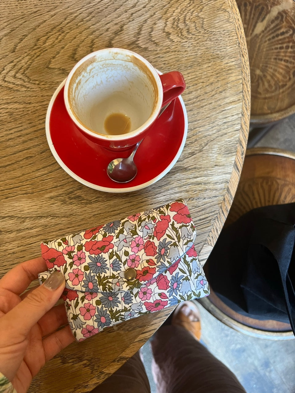 Mini Clutch_poppy and daisy