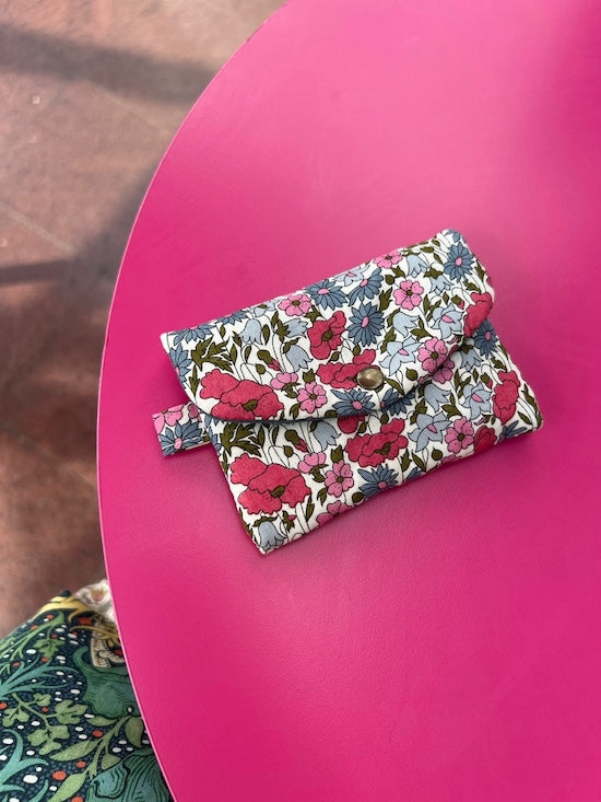 Mini Clutch_poppy and daisy