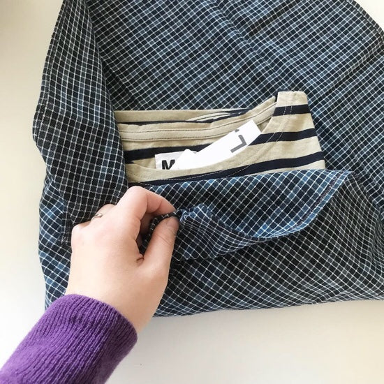 Multi cloth_check & stripe