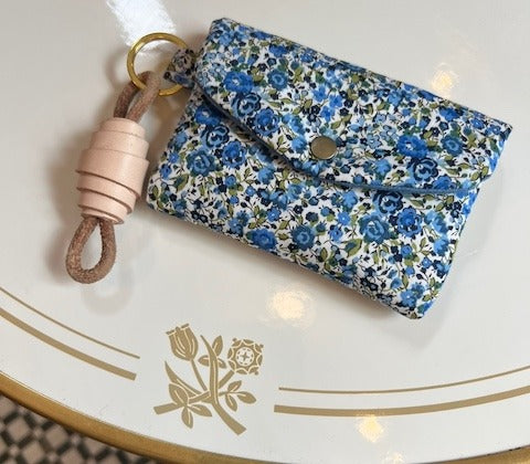 Mini Clutch_Blue Flower